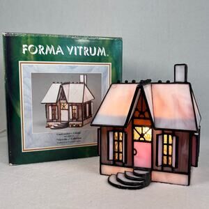 Forma Vitrum Stained Glass Candymaker's Cottage Vitreville Collection Bill Job